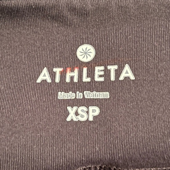 NWT Athleta Ananda Split Crop Yoga Leggings sz XSP - Picture 4 of 4